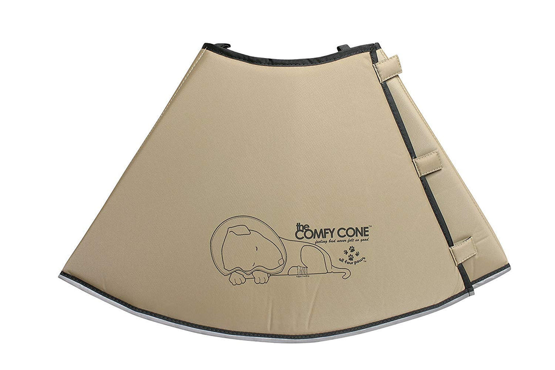 All Four Paws „The Comfy Cone“ Halskrause für Haustiere, XX Large XX Large hautfarben, XX Large haut