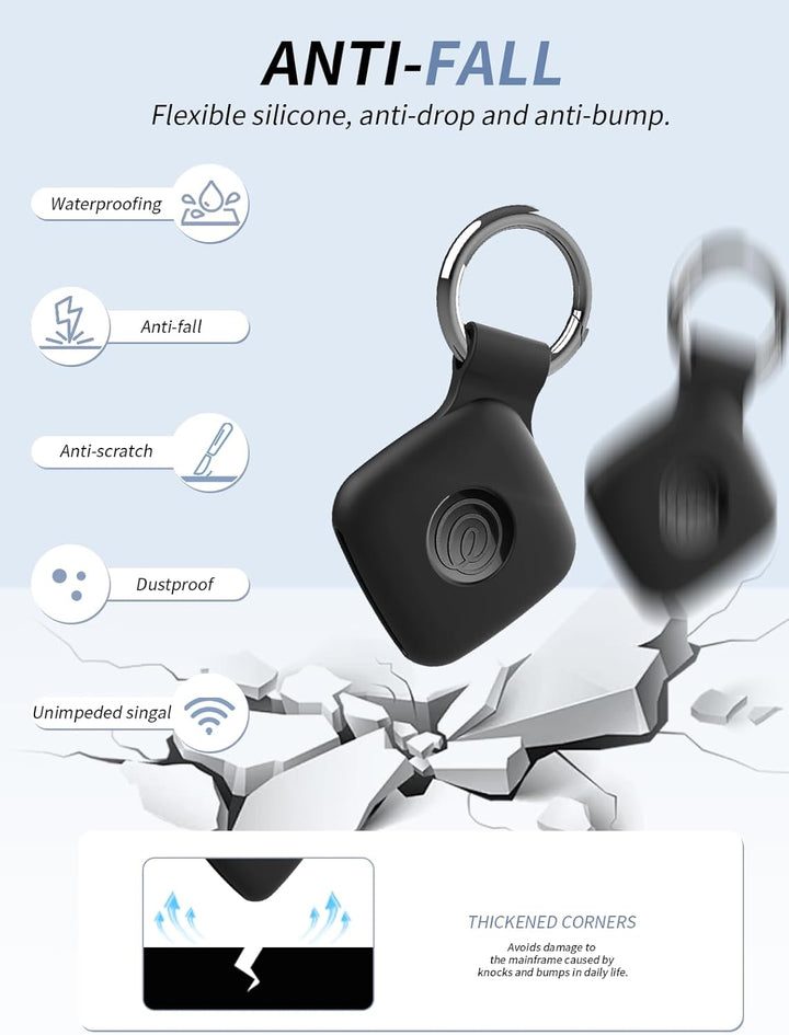 4 Stück Schutzhülle für Tile by Life360 Mate - Tracker hülle, Wasserdicht. Langlebig, Leichtgewichti