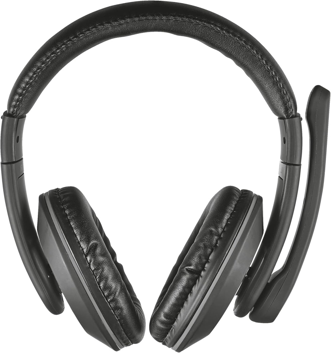 Trust 21662 Reno Headset (für PC und Laptop) schwarz, One Size