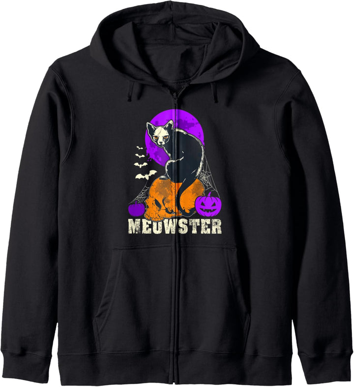Halloween Cat monster, Meowster, Spooky cat Kapuzenjacke