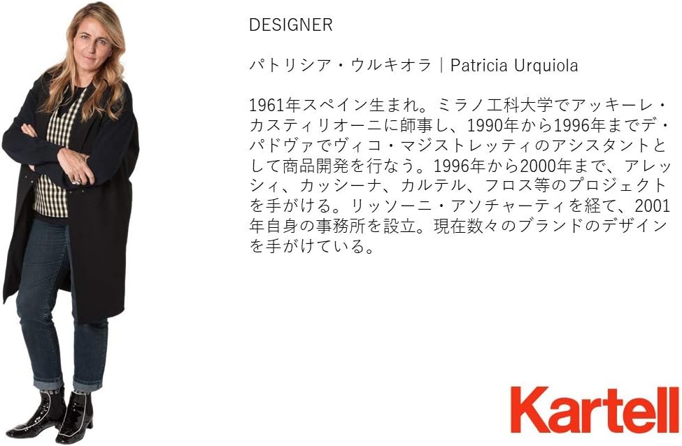 Kartell Jellies Family Tablett, Plastik, Glasklar, 40 x 36.5 x 1.5 cm Tablett Glasklar, Tablett Glas