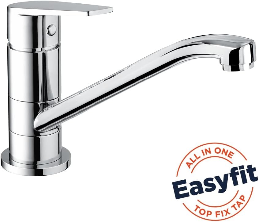 Bristan CNN EFSNK C Cinnamon Easy Fit Monoblock-Mischarmatur Einhebel-Schwenkauslauf-Mischbatterie W