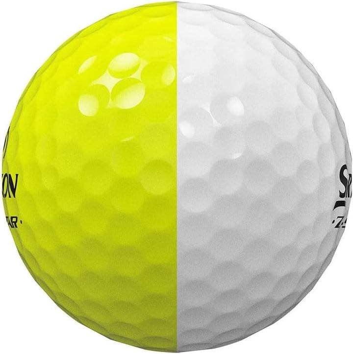 Srixon Z-Star Divide Visual Performance 23 Golfbälle Dutzend gelb/weiss, gelb/weiss