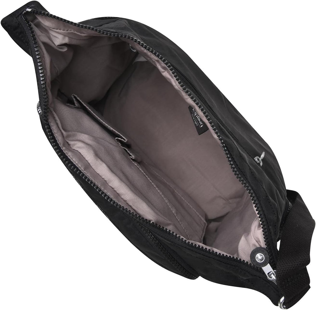 Kipling Damen Gabbie Crossbody, Schwarz, 18.5x35.5x30 cm EU Einheitsgrösse Black Noir, Einheitsgröss
