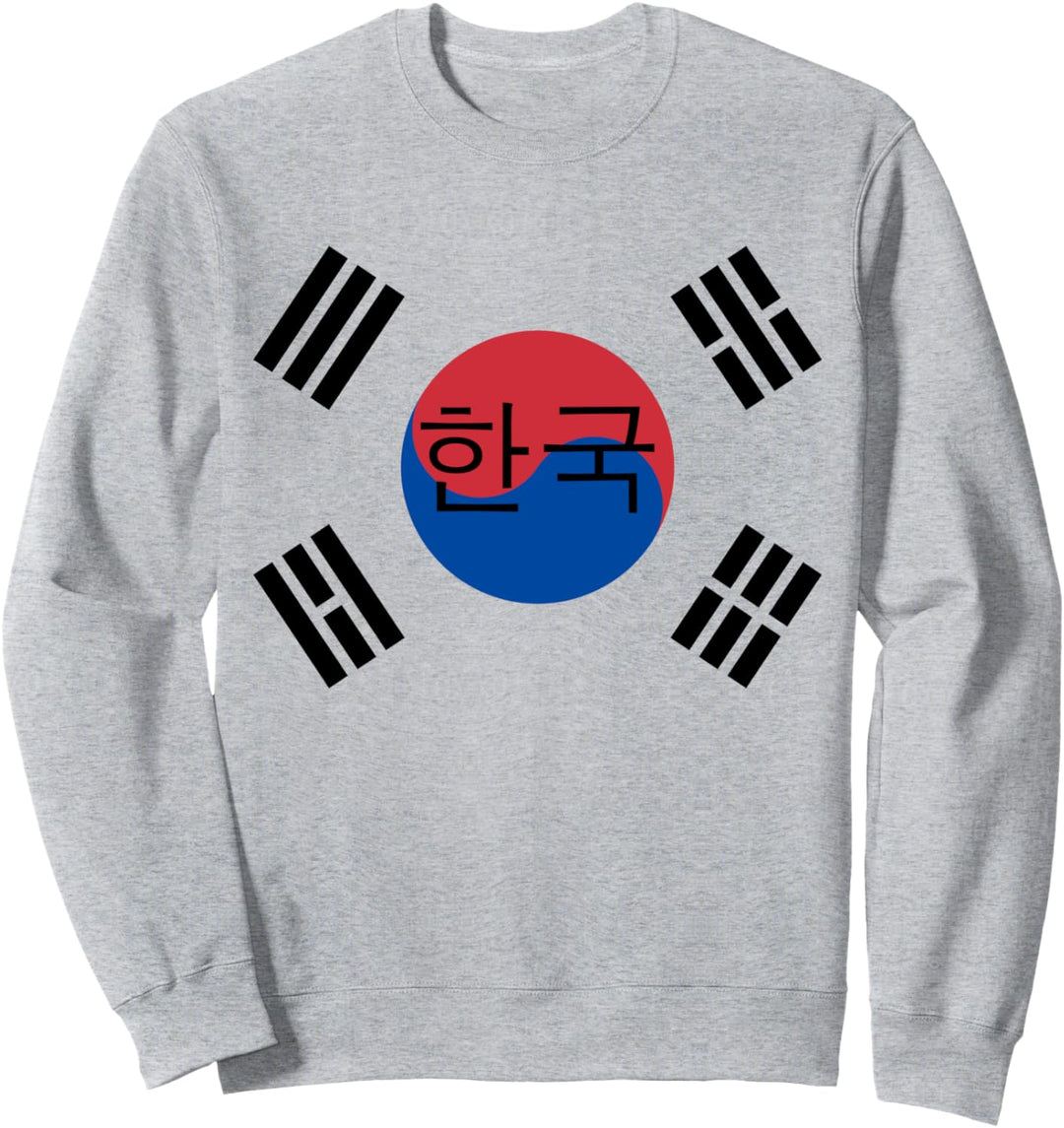 Hanguk South Korea Flag Souvenir Hangul Korean Taegukgi Sweatshirt