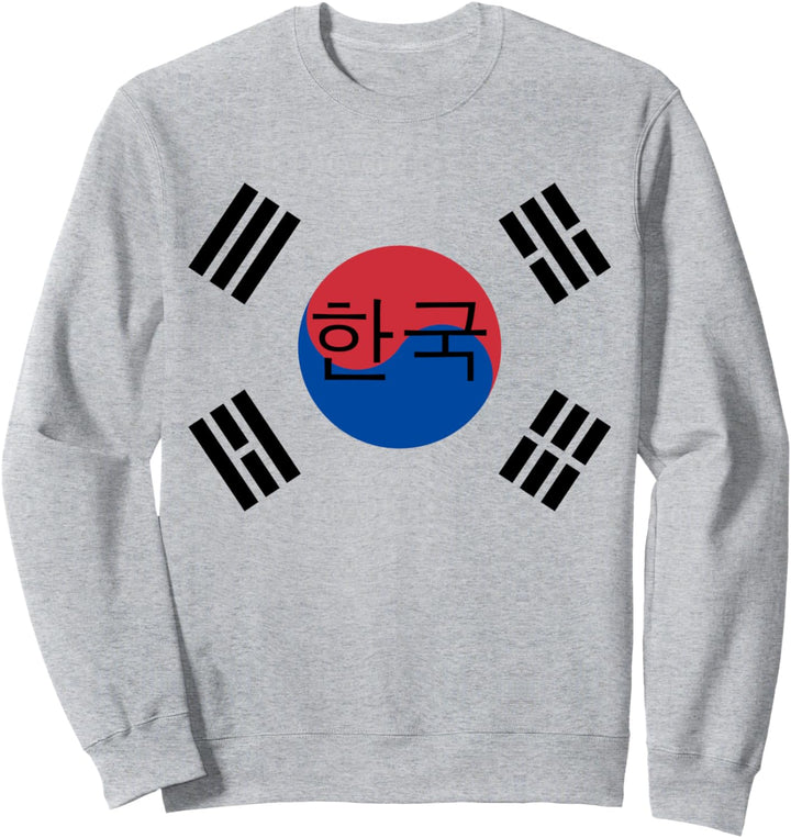 Hanguk South Korea Flag Souvenir Hangul Korean Taegukgi Sweatshirt