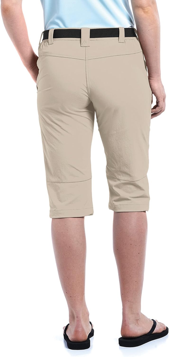 maier sports Damen Bermuda Lawa 18 Beige, 18 Beige