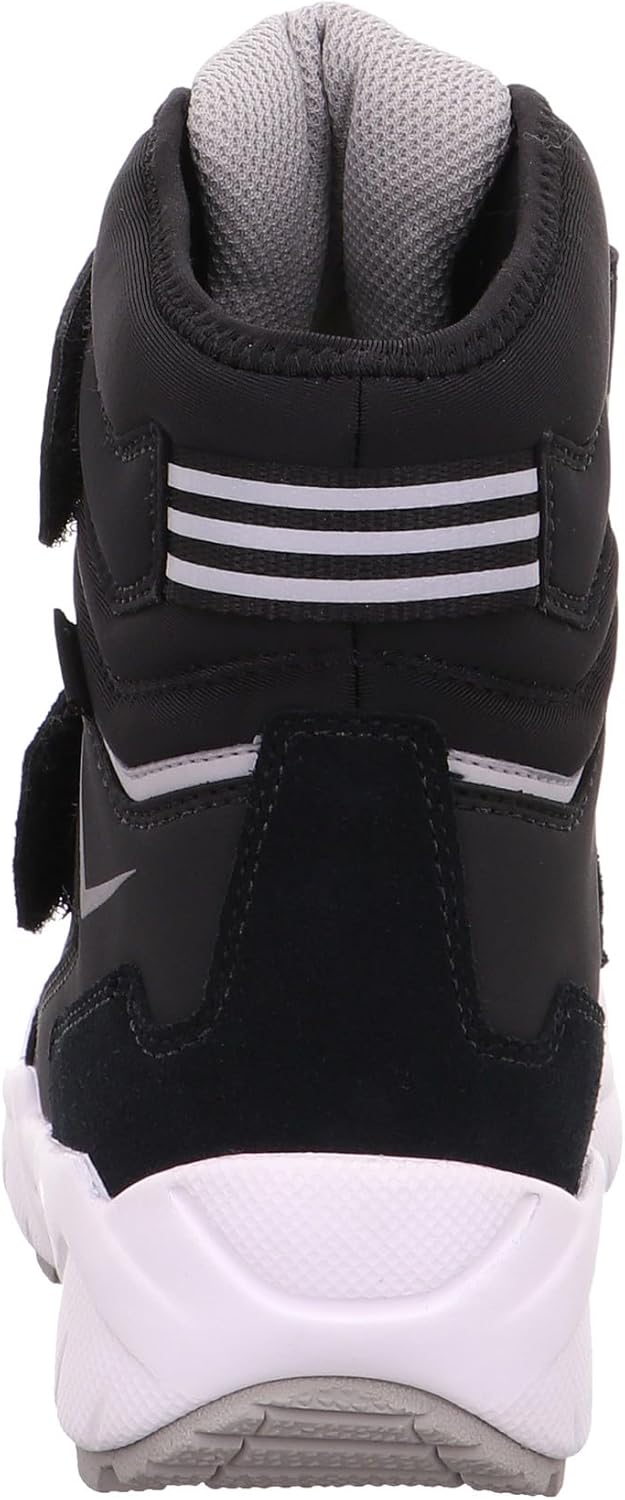 Superfit Mädchen CrystalSchneestiefel 30 EU Weit Schwarz Grau 0000, 30 EU Weit Schwarz Grau 0000
