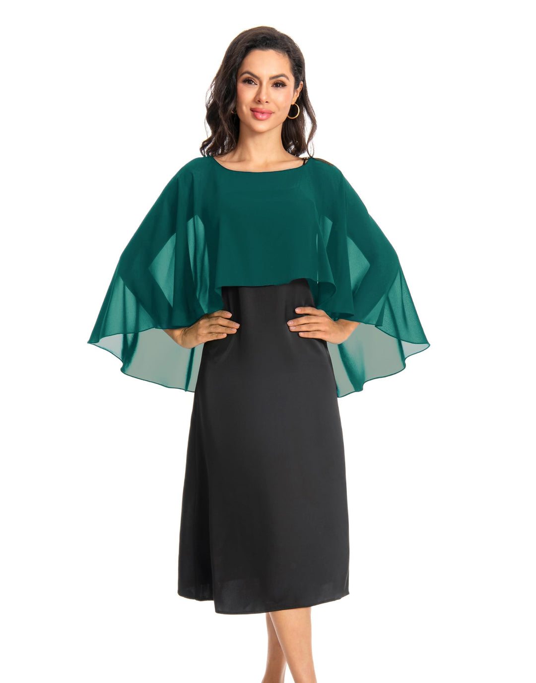 Baoqiya Damen 100 cm Einheitsgrösse Tealgreen, Einheitsgrösse Tealgreen