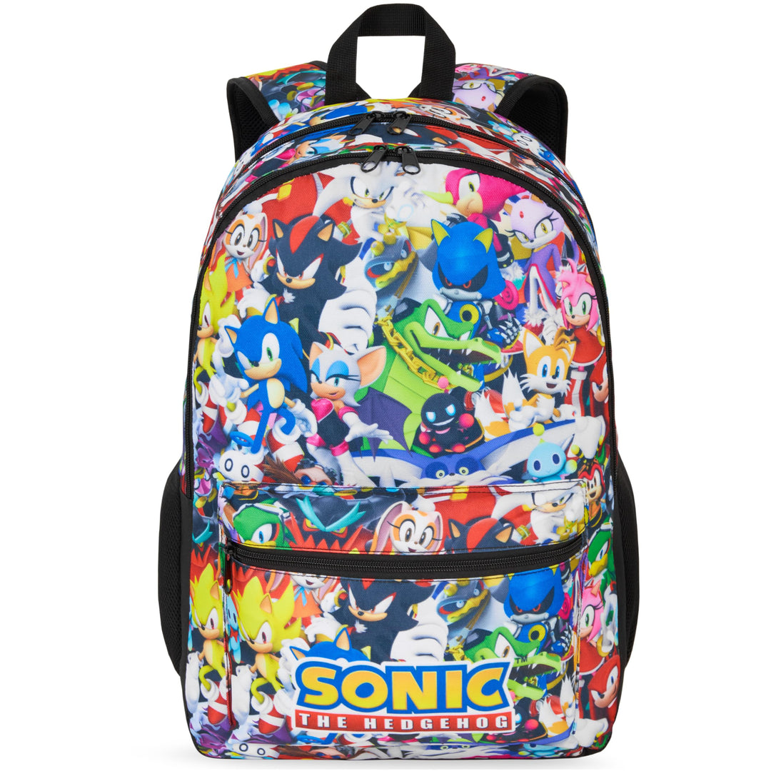 Get Trend Sonic The Hedgehog Rucksack Jungen, 46 x 32 x 16 cm, Verstellbarer Reisetasche für Schule