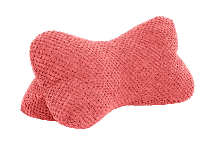 Leseknochen, Lesekissen, Nackenrolle Nackenkissen aus Cord,Stützkissen, Reisekissen mit Struktur,For