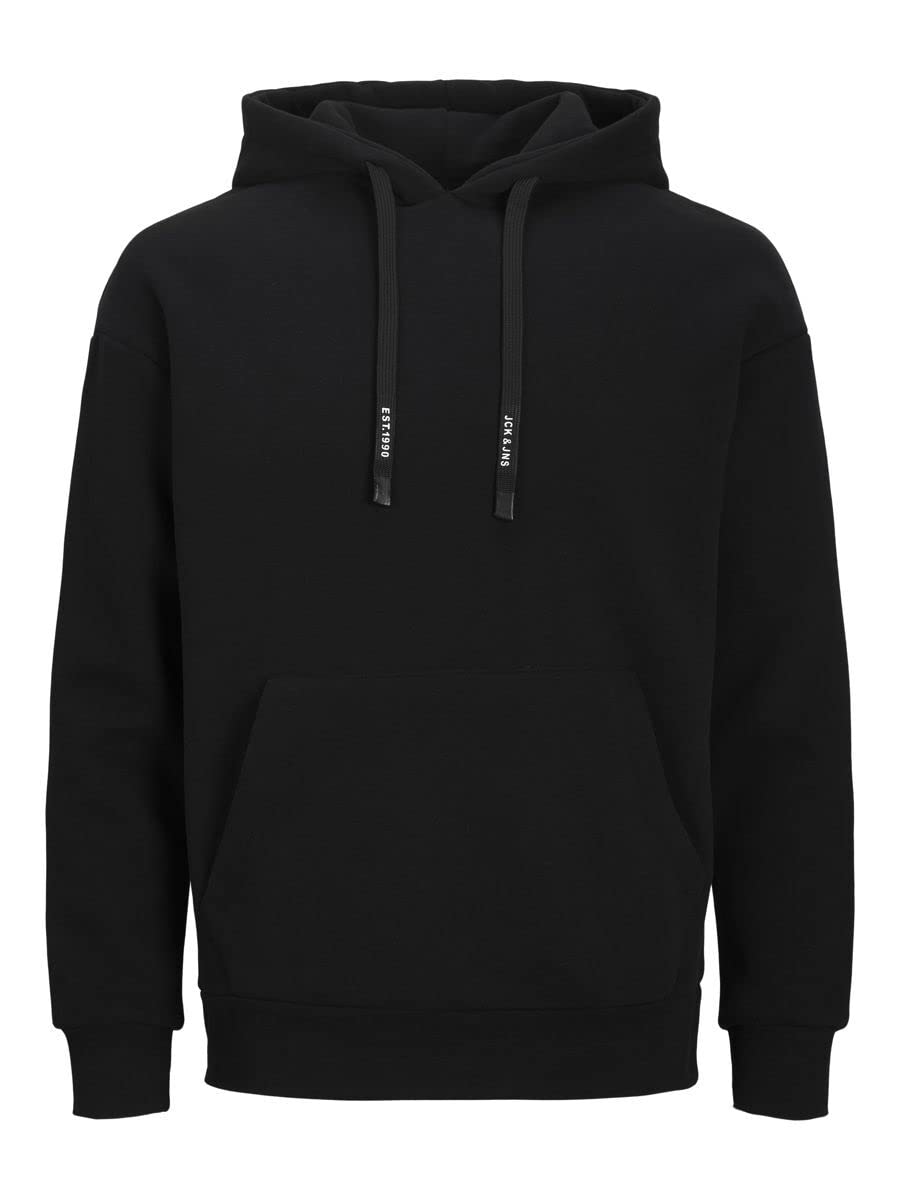JACK & JONES Herren Jjeking Sweat Hood Kapuzenpullover S Schwarz, S Schwarz
