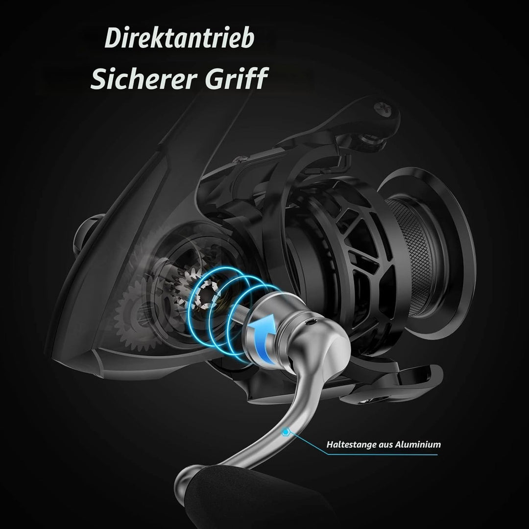 Piscifun Carbon X II Spinning Reels, Light to 5.5oz, Upgrade Carbon Frame Rotor, 22LBs Max Drag, 10+