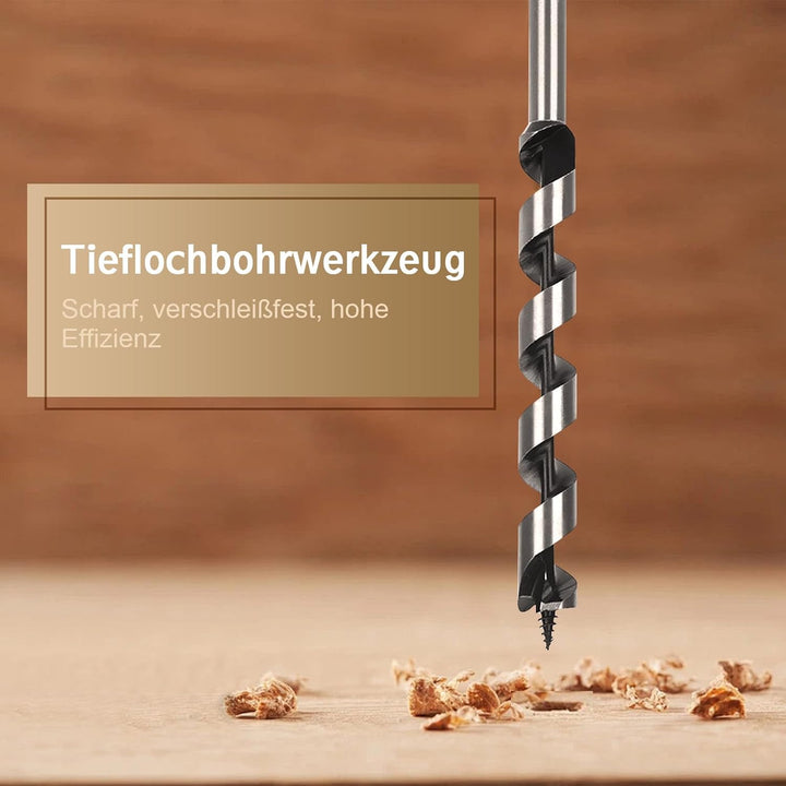 8 Stück Schlangenbohrer Set, Holzbohrer Lang Set Kohlenstoffstahl Schlangen-Bohrer Satz Kunstbohrer