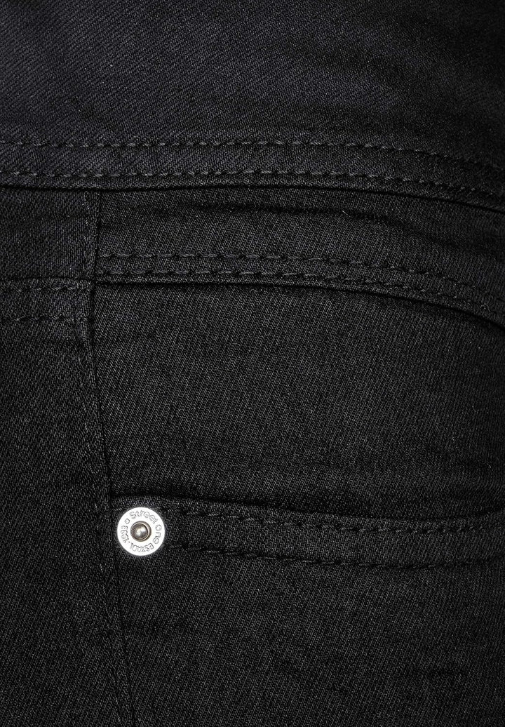 Street One Damen Jeans 24W / 30L Schwarz, 24W / 30L Schwarz