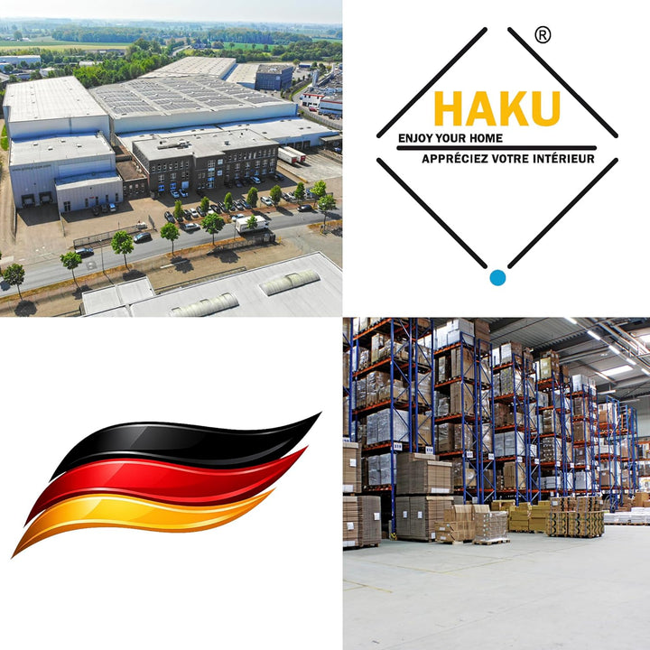 HAKU Möbel Garderobenständer braun, chrom, Marmor, Metall - Masse: H 171 cm x Ø 39 cm, Style: Modern