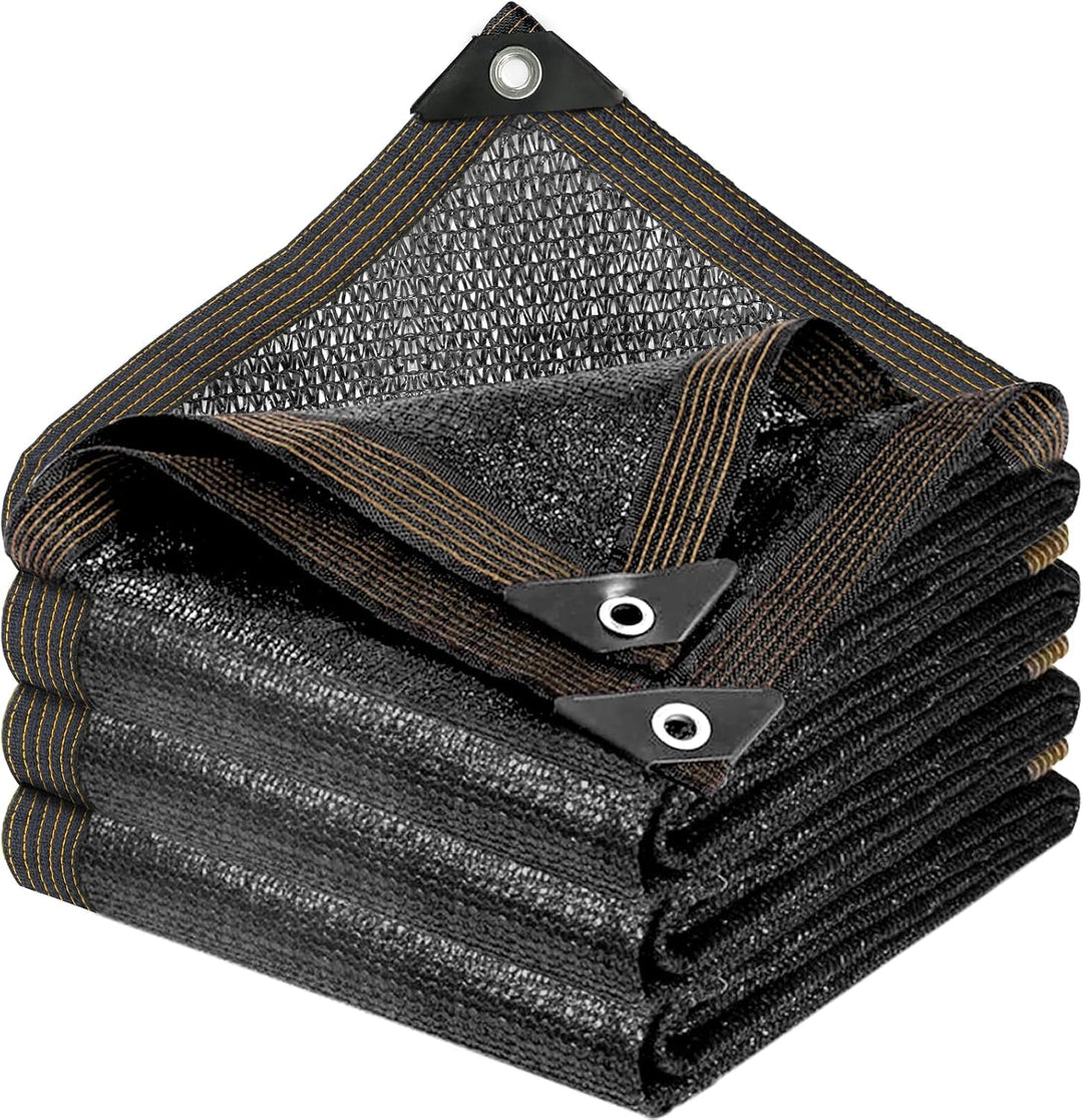 Schattennetz - 90% Beschattungsgrad mit perforiertem Sonnennetz, 2x1m Schattierungsnetz,geeignet für