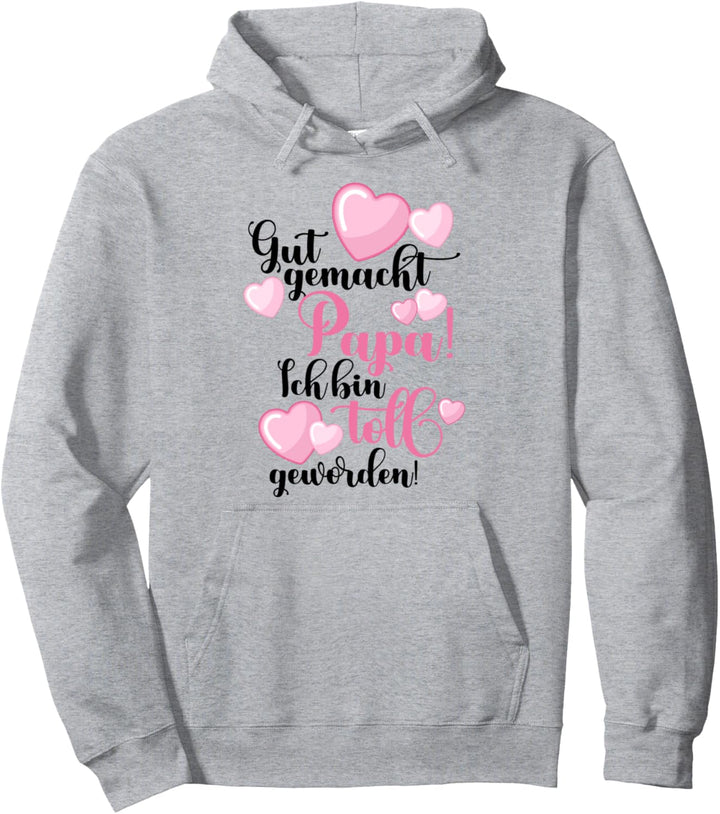 Vater Papa Grafik Geschenk von Tochter zum Geburtstag Weihna Pullover Hoodie