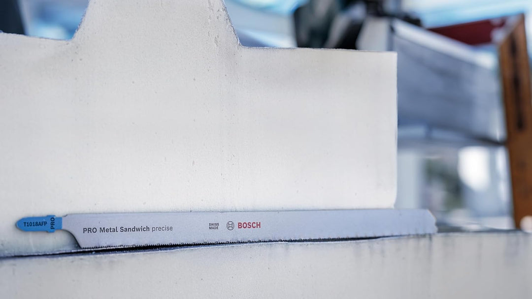 Bosch 5x PRO Metal Sandwich precise T1018AFP Stichsägeblatt (für Sandwich-Metall, Sandwich-Metall, L