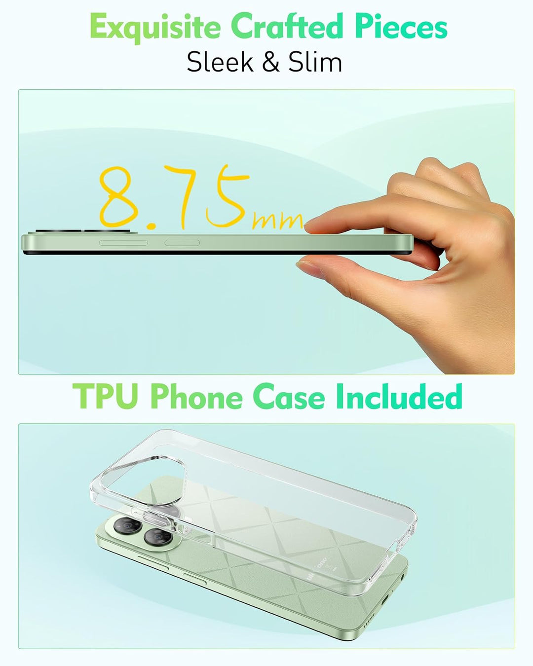 Ulefone Note 19 Handy Android 14, 6GB RAM+64GB ROM/SD-512GB, 6.56" HD+ Octa Core, 5000mAh Akku, 8MP+