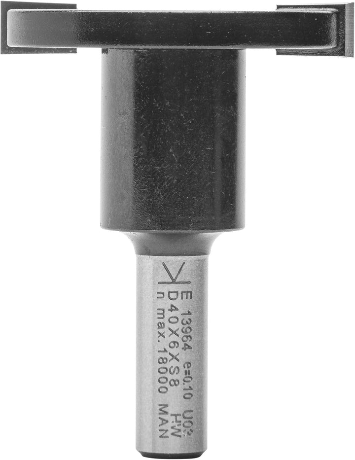 ENT 13964 Scheibennutfräser HW, Schaft (S) 8 mm, Durchmesser (D) 40 mm, NL 6 mm, GL 50 mm, auf Aufna