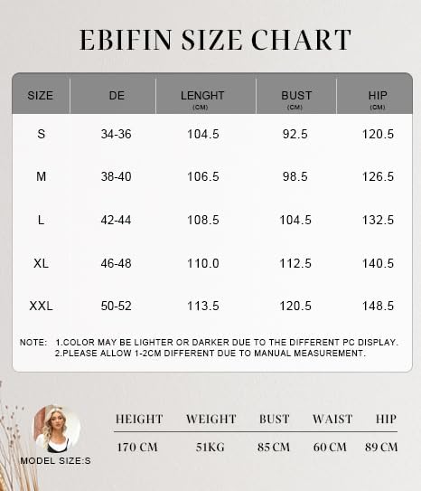 Ebifin Latzhose Damen Arbeitshose Sommer Lose Overall Jumpsuit Ärmelloser Latzhosen mit Grosse Tasch