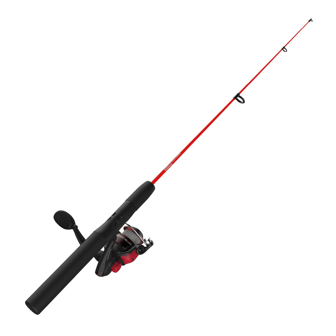 Zebco Dock Demon Spinnrolle oder Spinnrolle und Angelrutenkombination, 76,2 cm, langlebige Fiberglas