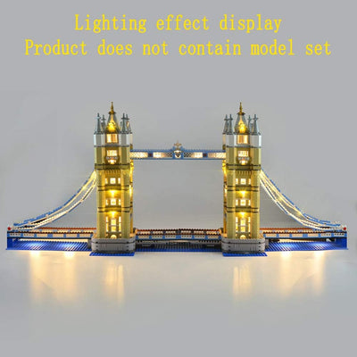 GEAMENT Verbesserte Version Licht-Set für London Tower Bridge – Kompatibel mit Lego Creator 10214 Ba