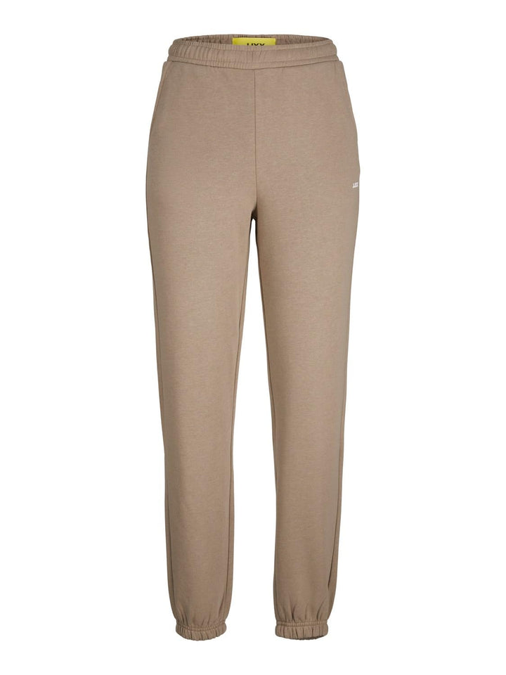 JJXX Damen Jxabbie Hw Rel Every Brush Pants Noos Hose XL Brindle/Print:white Jjxx Logo, XL Brindle/P