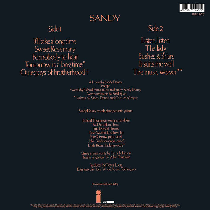Sandy, Vinyl