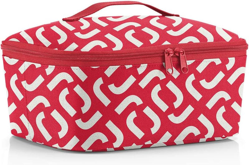 reisenthel coolerbag M Pocket in Signature Rot – Kühltasche aus recycelten PET-Flaschen – Ideal für