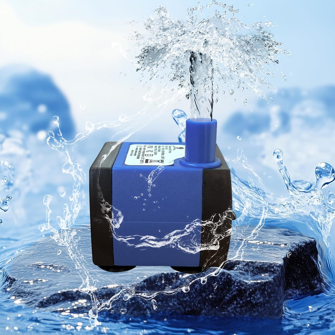 CHANCS AC 220V Wasserpumpe 2.5W 160L/H 42GPH hoher Aufzug 1.48ft kleine Tauchpumpe für Befeuchter, 2