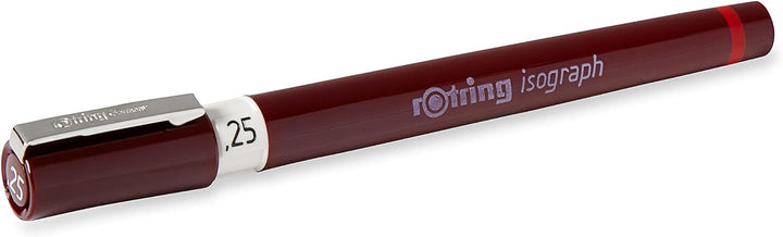 rOtring Isograph technischer Zeichenstift | 0,25 mm nachfüllbare Fineliner