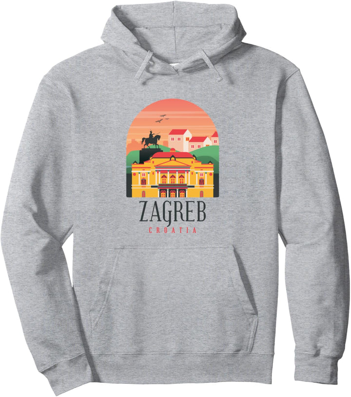 Kroatien Kroatien Flagge Hrvatska Zagreb Pullover Hoodie