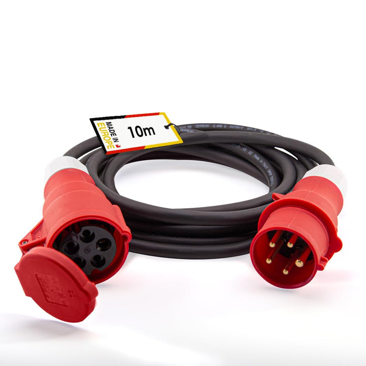 CEE-Verlängerungsleitung H07RN-F 5G2,5 | 16A - 5m, 10m, 20m, | Starkstrom, Kraftstrom | IP44 | Ideal