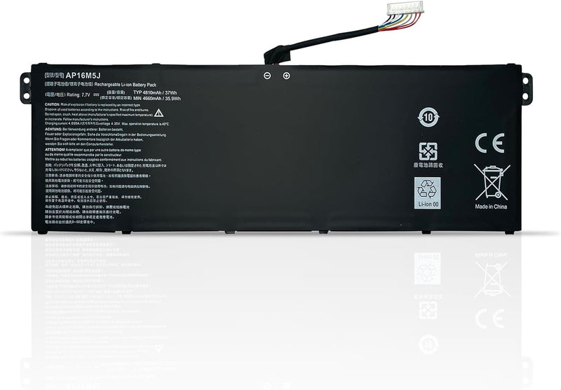 AP16M5J Laptop Batterie Ersatz für Acer Aspire 1 A114-31 A114-31-C4HH A114-31-C5GM 3 A314-31 A315-21