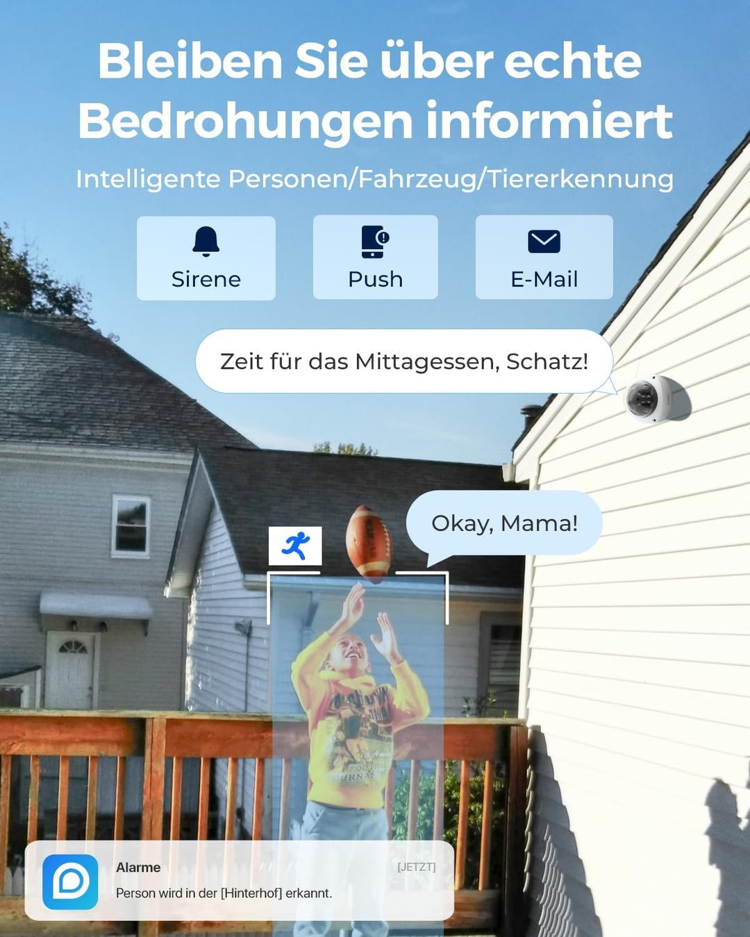 Reolink 4K 8MP 180° Dual-Objektiv PoE IP-Kamera, IK10 Vandalismusschutz, Personen-/Fahrzeug-/Tiererk