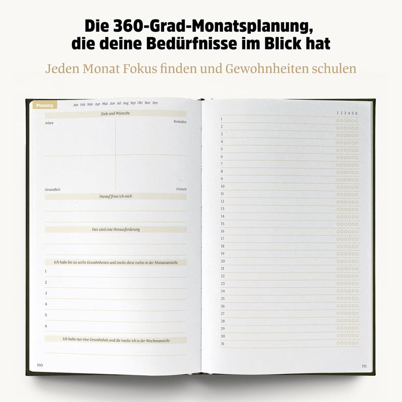 Ein guter Plan Zeitlos – Ganzheitlicher Terminkalender für mehr Achtsamkeit und weniger Stress – Und