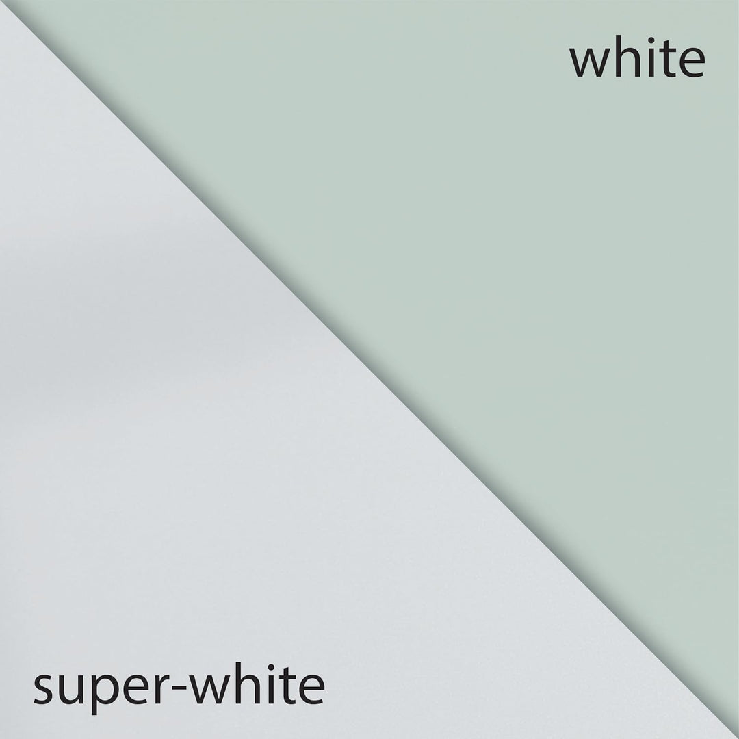 SIGEL GL131 Premium Glas-Magnettafel 78 x 48 cm super-weiss hochglänzend, TÜV geprüft, einfache Mont
