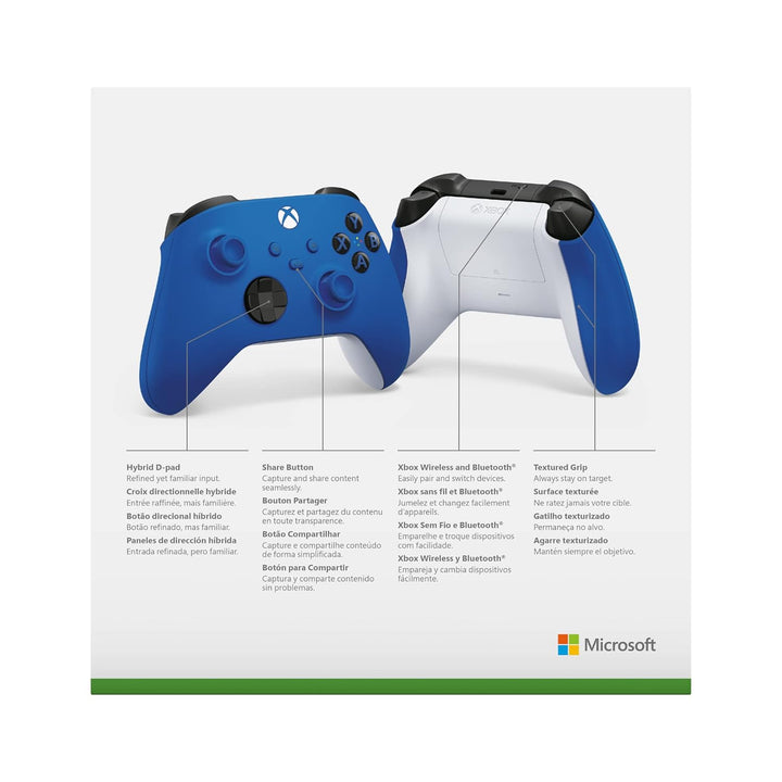 Xbox Wireless Controller Shock Blue, Shock Blue