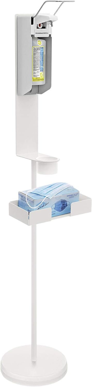 WEDO 10533000 Care Ablage für Desinfektionsmittel-Ständer, Weiss