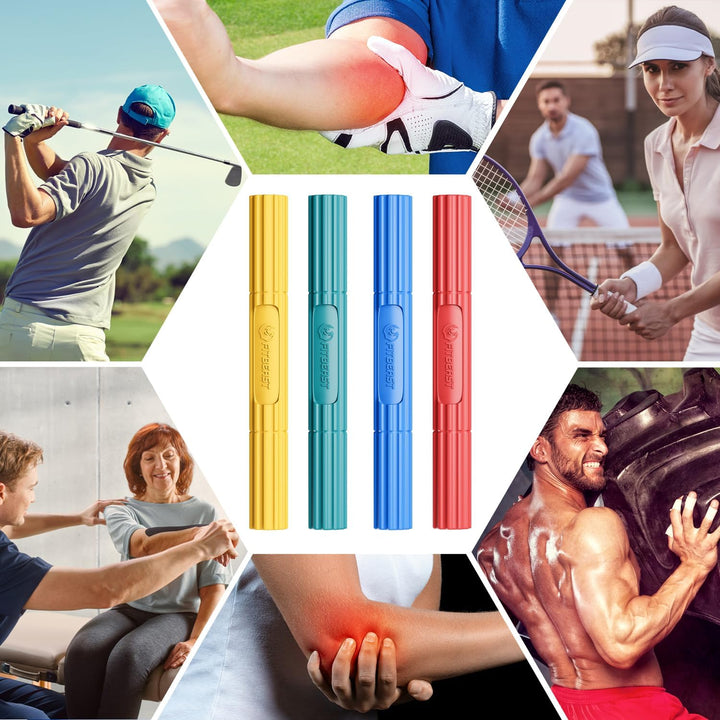 FitBeast Flex Therapy Bar, Tennisarm Therapie Bar - Ideal zur Linderung von Sehnenscheidenentzündung