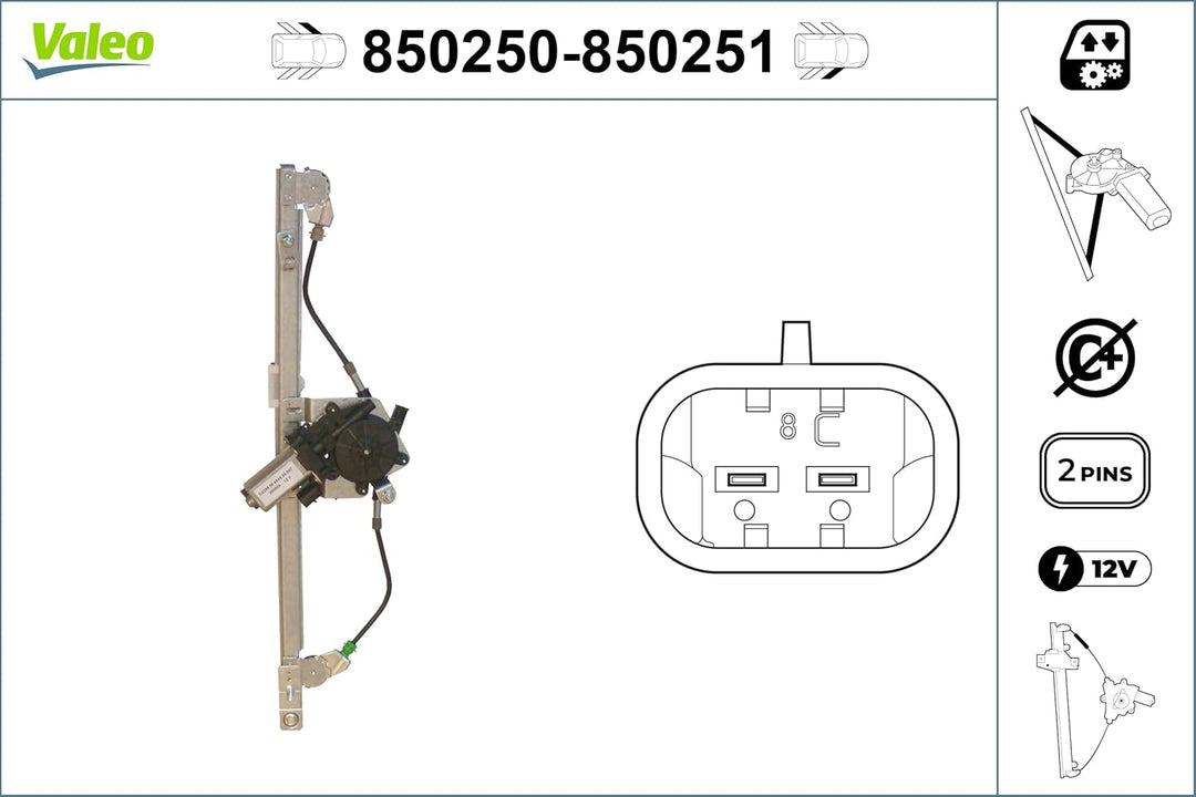 Valeo Fensterheber 850250