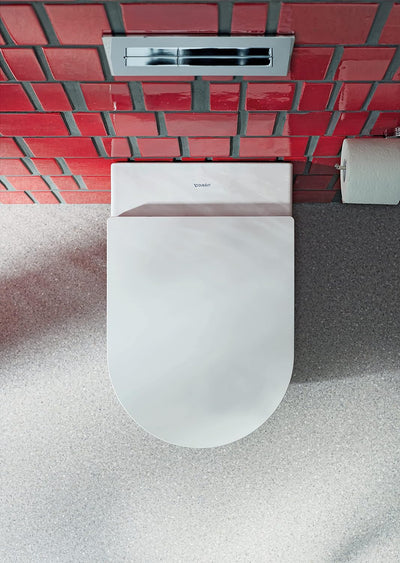 Duravit WC-Sitz ME by Starck, Toilettendeckel aus Urea-Duroplast, Klodeckel mit Edelstahl Scharniere