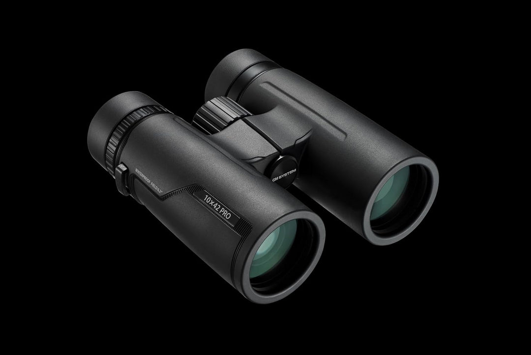 OM SYSTEM 10x42 PRO Fernglas, lichtstark, kontrastreich, robust, wasserdicht, beschlagfrei, schlanke