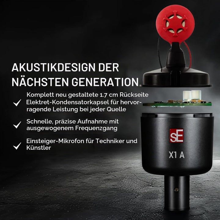 sE Electronics X1 A Schwarz, Schwarz
