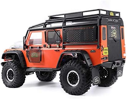 R/C Scale Accessories : Front & Rear Skid Plate for Traxxas TRX-4 Trail Defender Crawler - 28Pc Set
