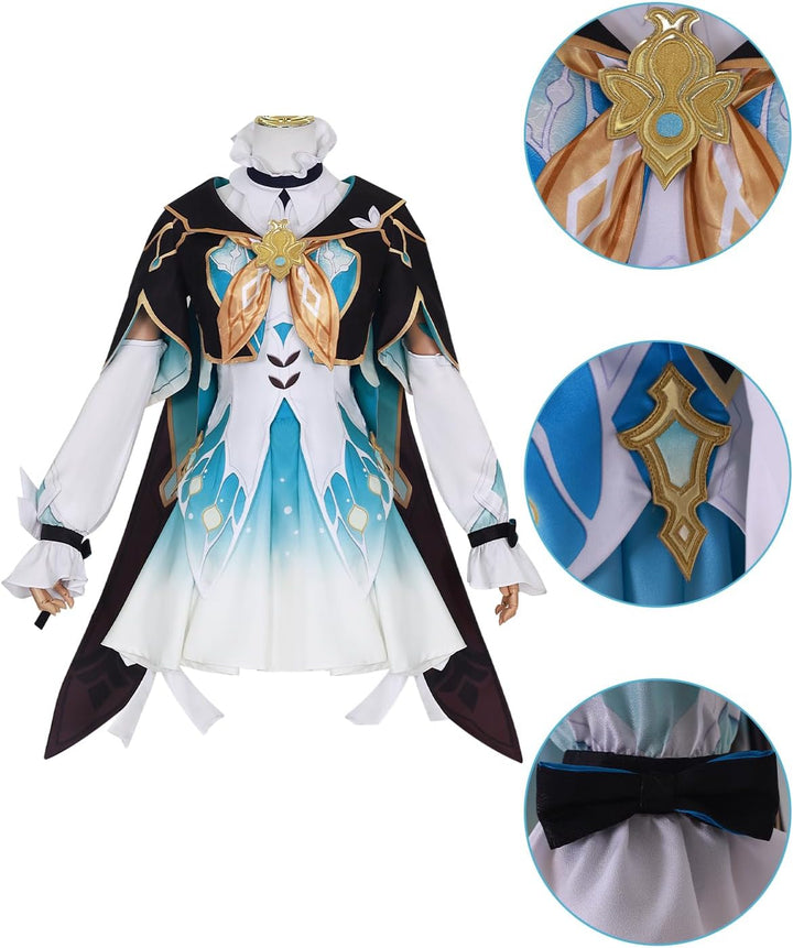CR ROLECOS Honkai Star Rail March 7th Anaxa Cosplay Kostüm Outfit Spielfiguren Uniform Full Set Hall