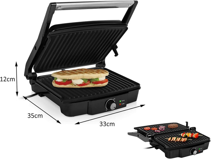 Tristar Gr-2853 Elektro Kontaktgrill Schwarz