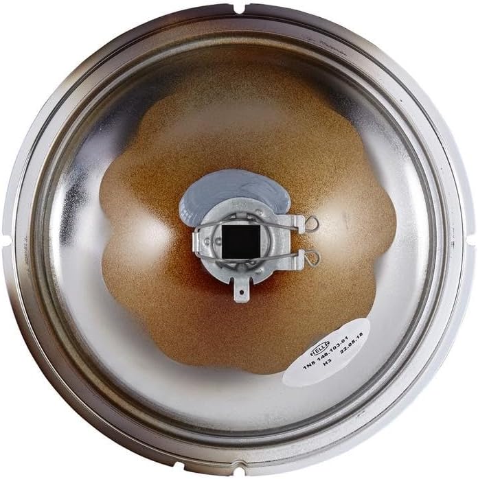 HELLA - Halogen-Scheinwerfereinsatz, Nebelscheinwerfer - Luminator - 12/24V - rund - Anbau/Einbau -